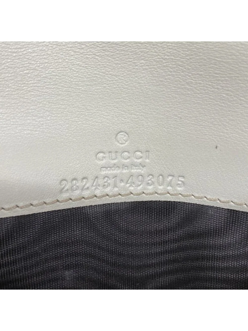 ★SOLD★ Gucci Wallet Guccissima Leather Beige Gold - Picture 4 of 9